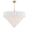 ADD-327-AG-WH Addis 49'' Chandelier | Main Image