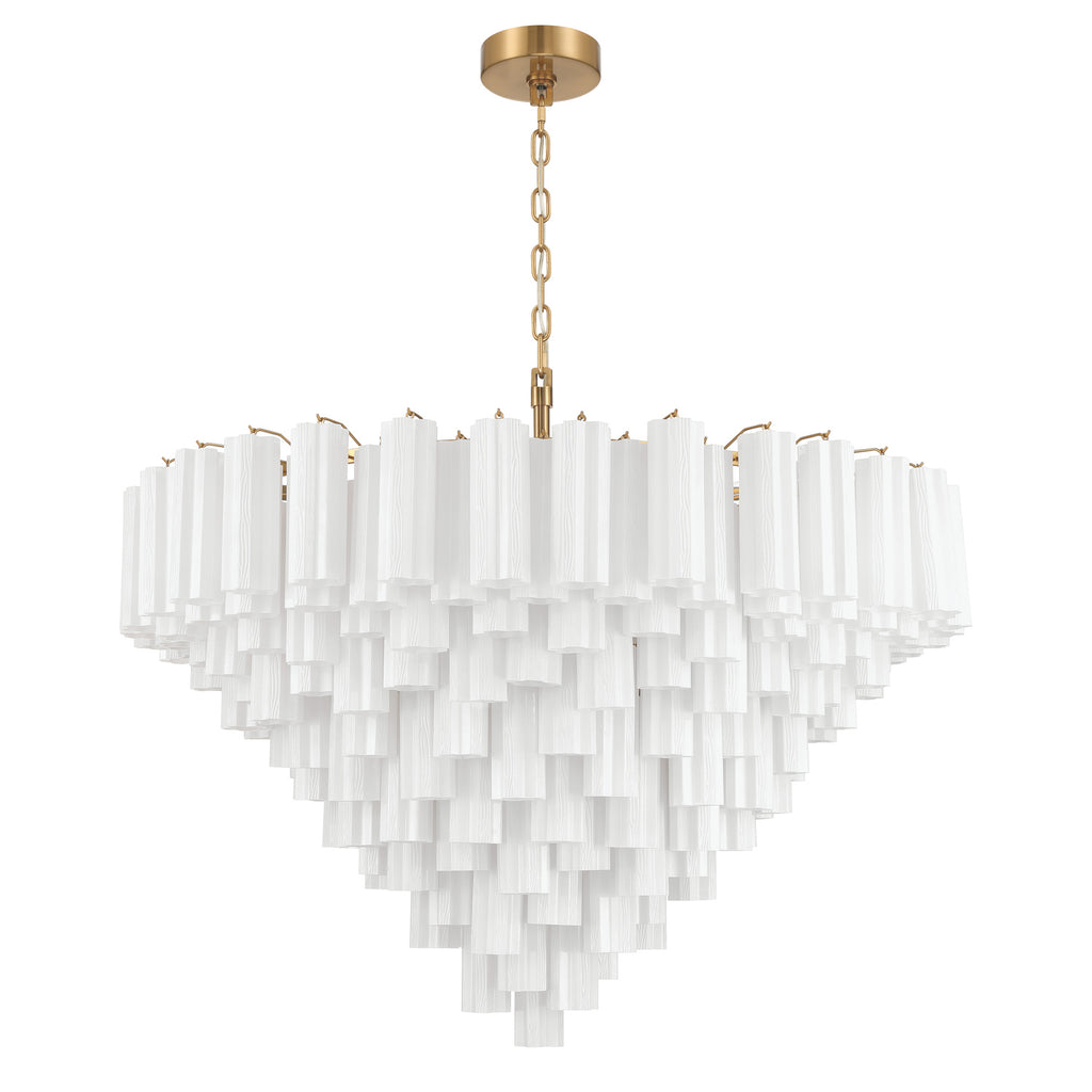 ADD-327-AG-WH Addis 49'' Chandelier | Alternate Image