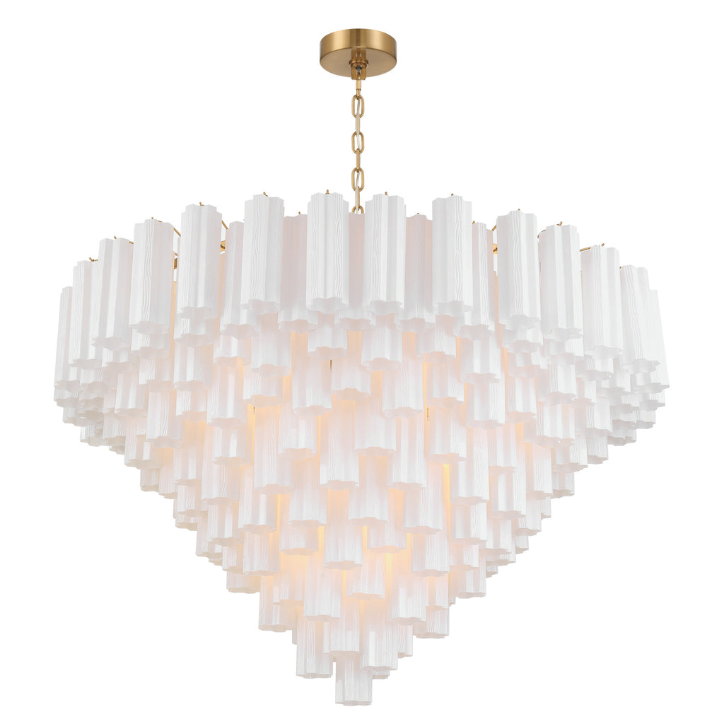 ADD-327-AG-WH Addis 49'' Chandelier | Alternate Image