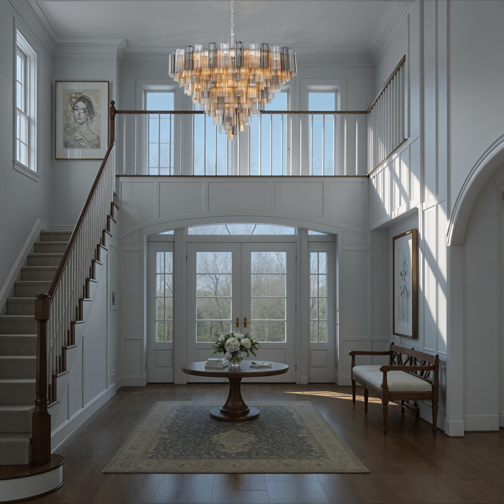ADD-327-CH-AU Addis 49'' Chandelier | Lifestyle Image