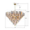 ADD-329-AG-AU Addis 62'' Chandelier | Dimensions Image