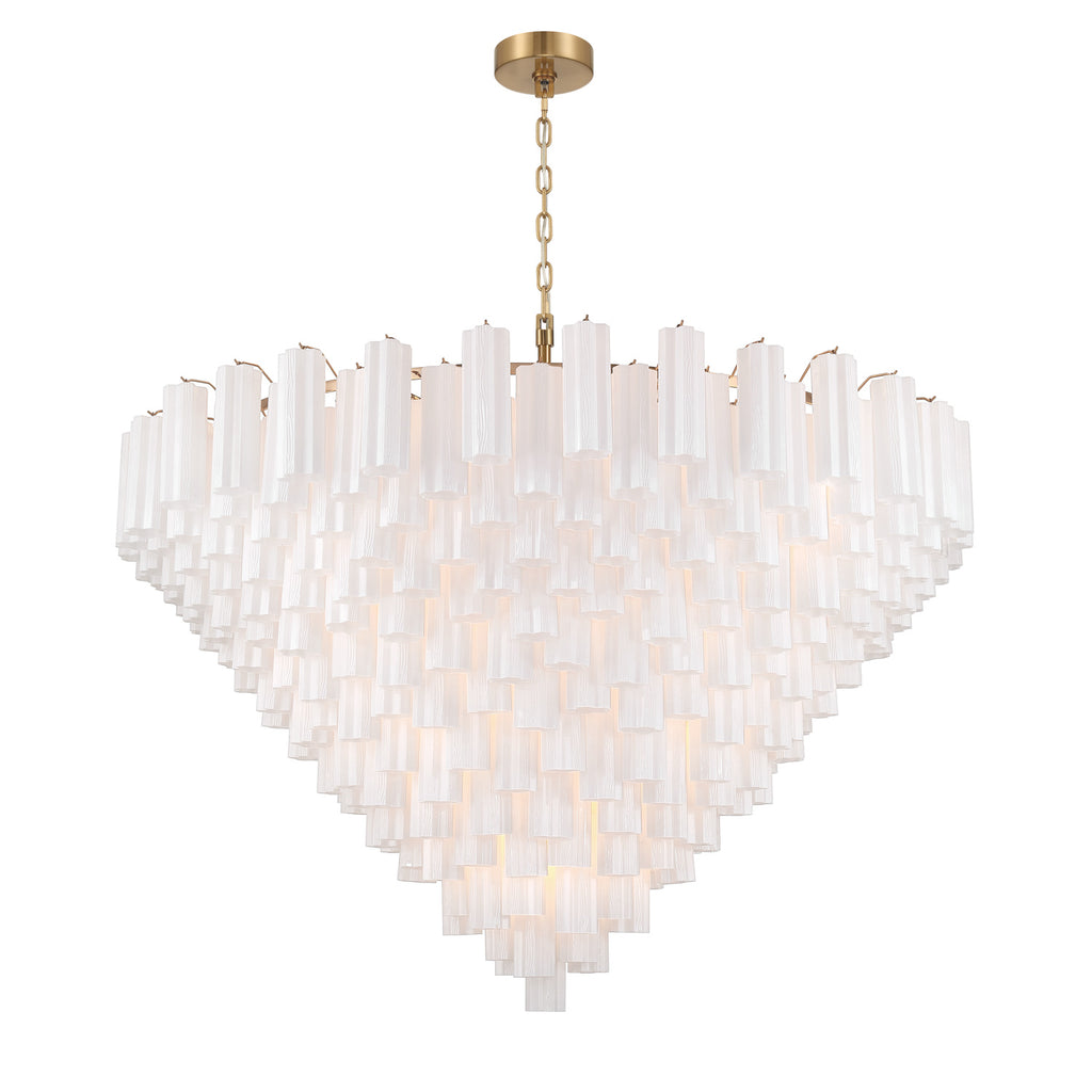 ADD-329-AG-WH Addis 62'' Chandelier | Main Image
