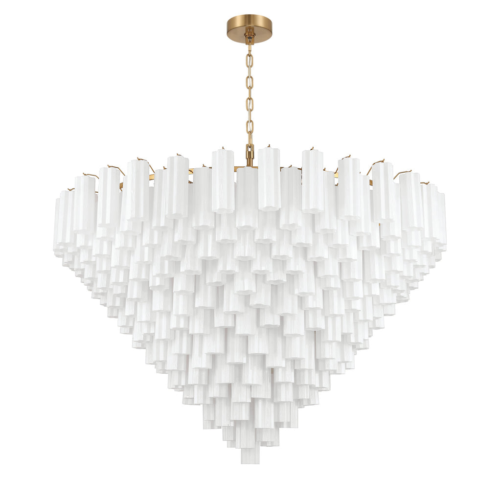 ADD-329-AG-WH Addis 62'' Chandelier | Alternate Image