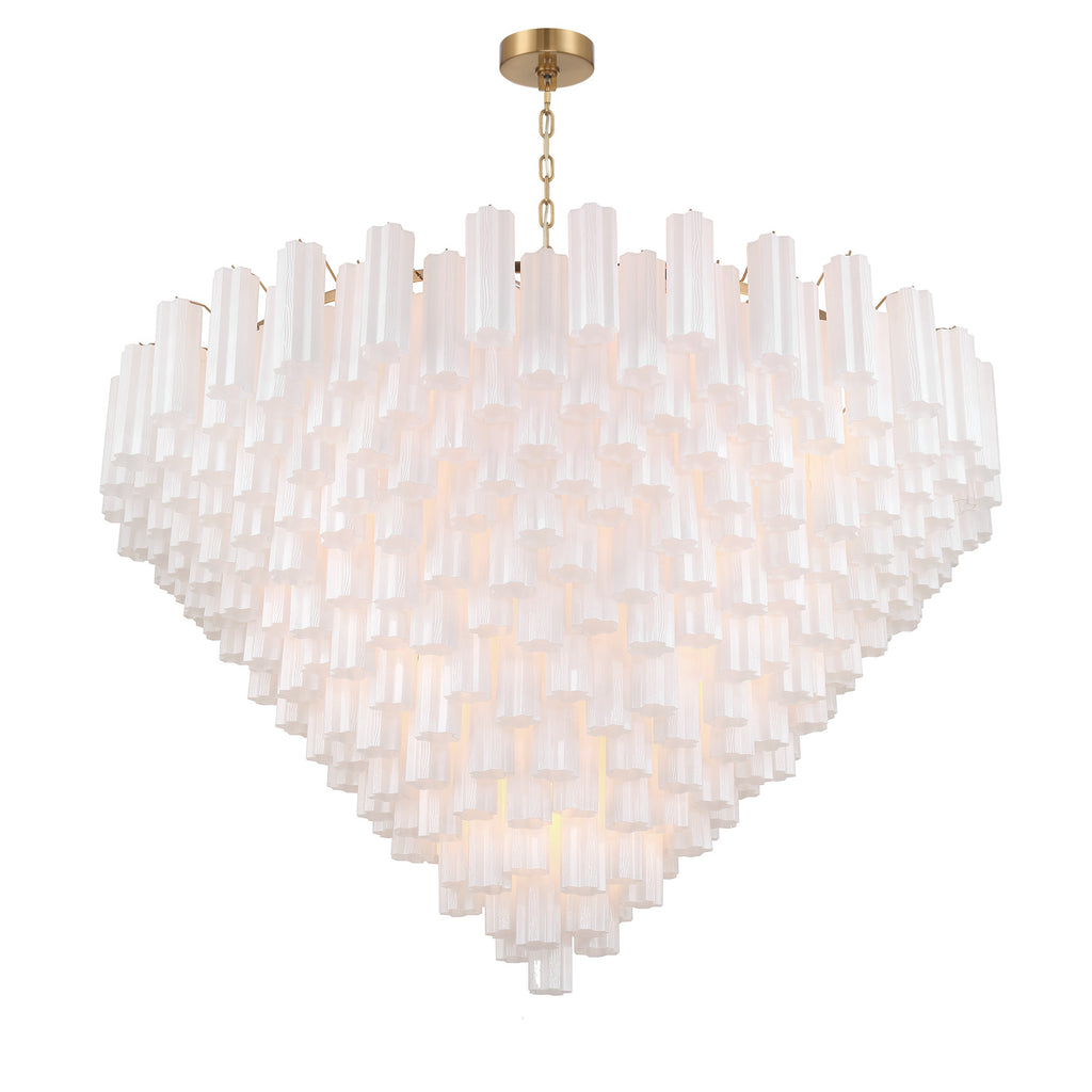 ADD-329-AG-WH Addis 62'' Chandelier | Alternate Image