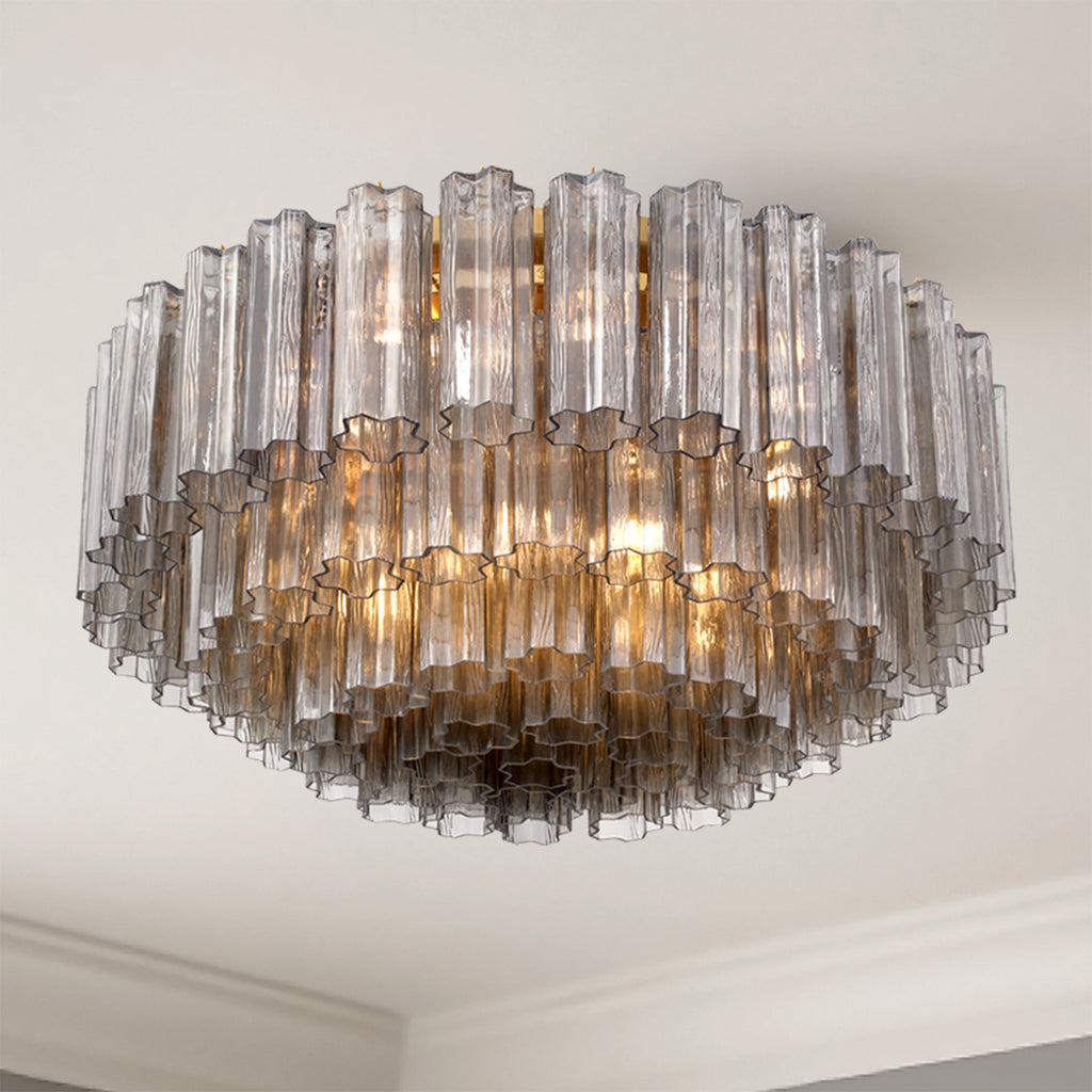 ADD-331-AG-SM Addis 32'' Flush Mount | Lifestyle Image