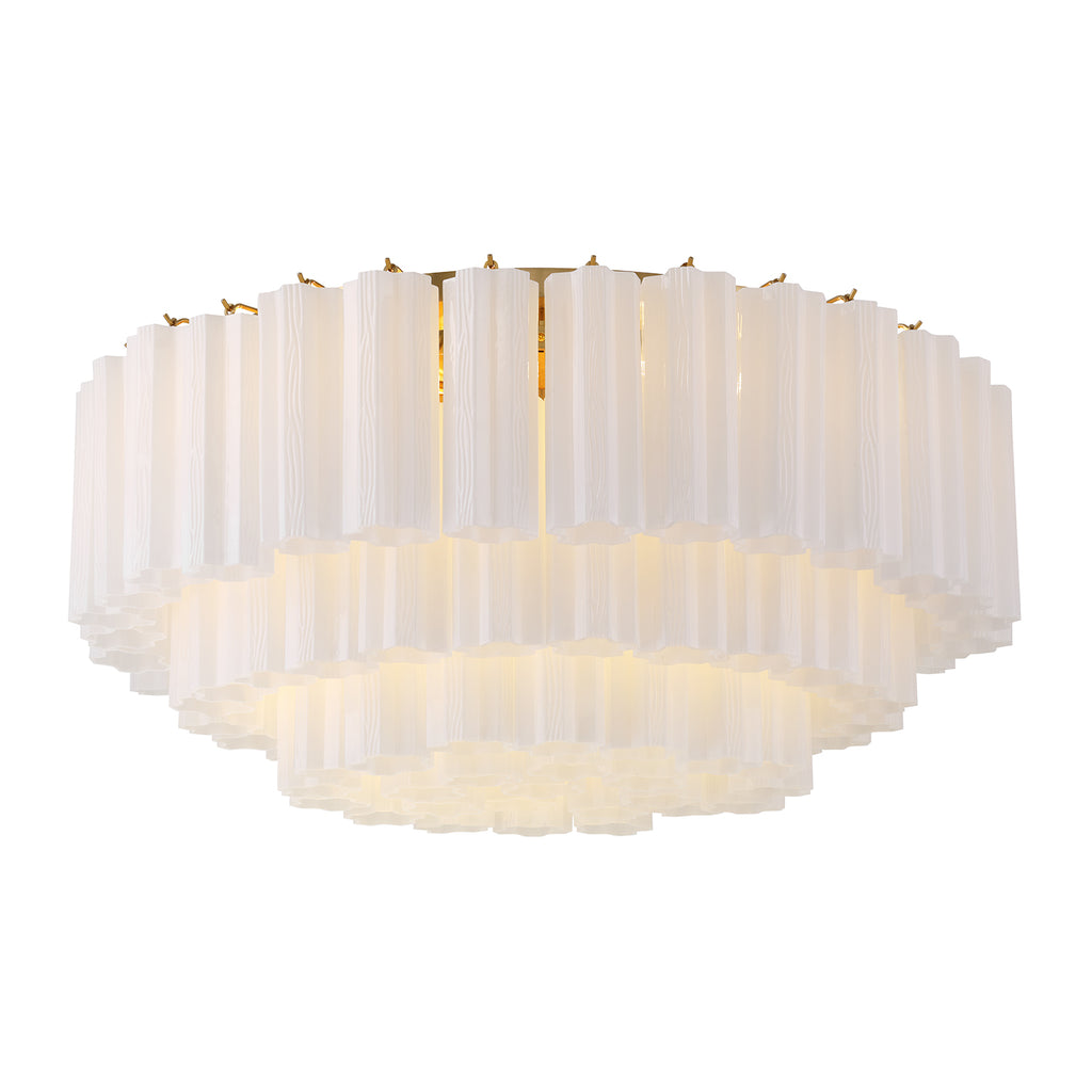 ADD-331-AG-WH Addis 32'' Flush Mount | Main Image