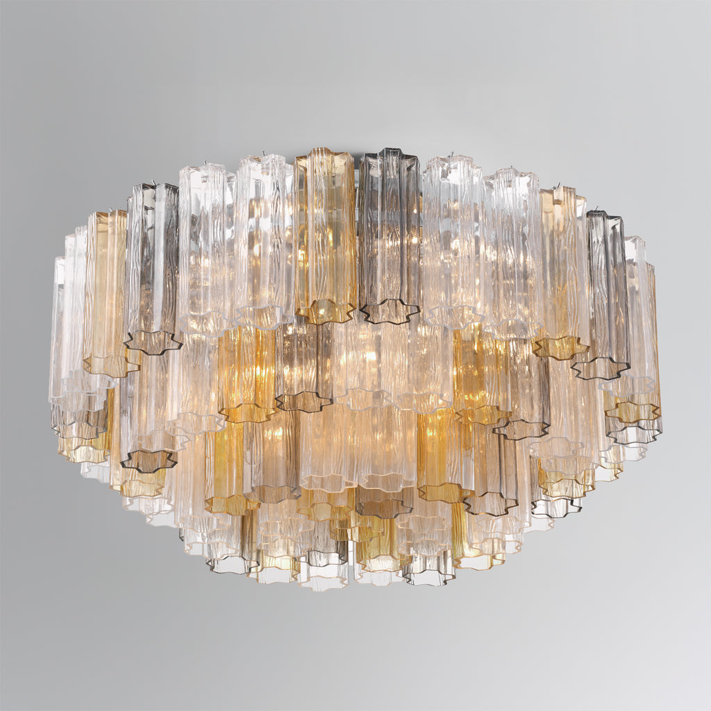 ADD-331-CH-AU Addis 32'' Flush Mount | Lifestyle Image