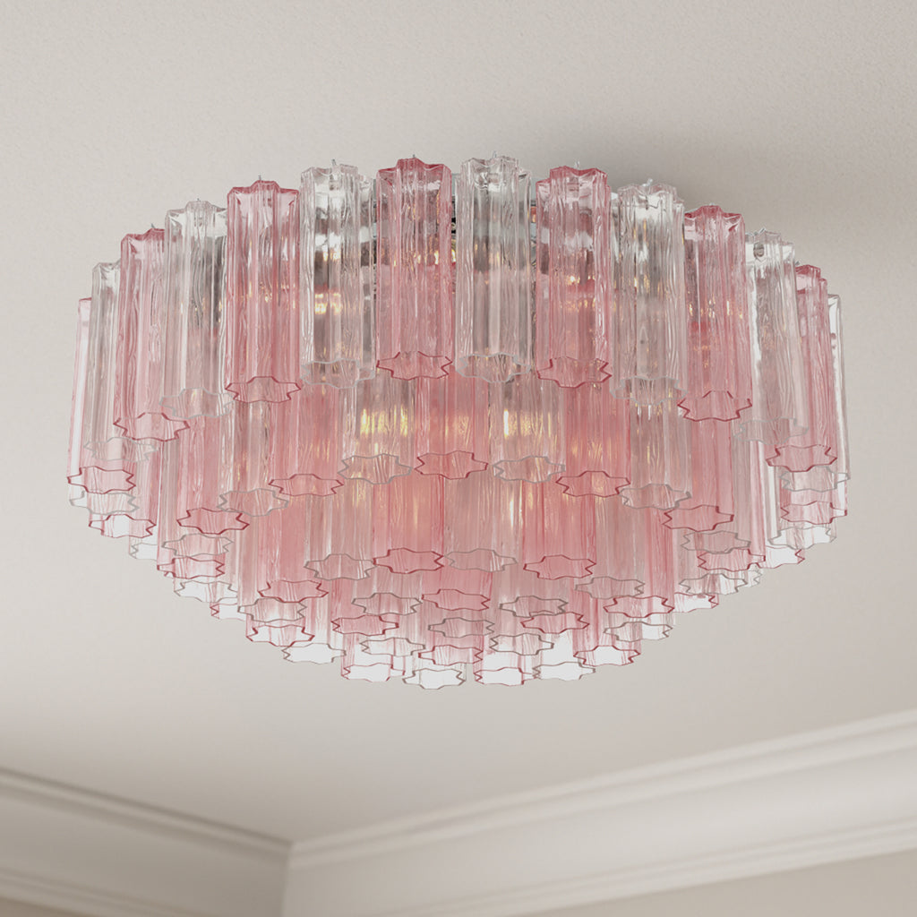 ADD-331-CH-SP Addis 32'' Flush Mount | Lifestyle Image