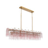 Crystorama Addis 65'' Linear Chandelier in Aged Brass - Additional View