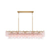 Crystorama Addis 65'' Linear Chandelier in Aged Brass - Additional View