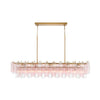 Crystorama Addis 65'' Linear Chandelier in Aged Brass - Additional View