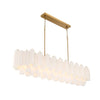 Crystorama Addis 65'' Linear Chandelier in Aged Brass - Additional View