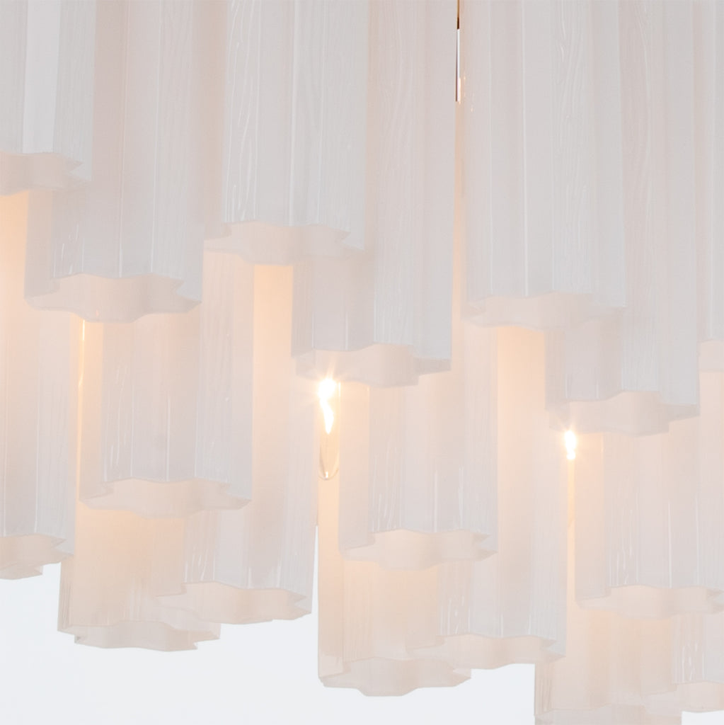 Crystorama Addis 65'' Linear Chandelier in Aged Brass - Additional View