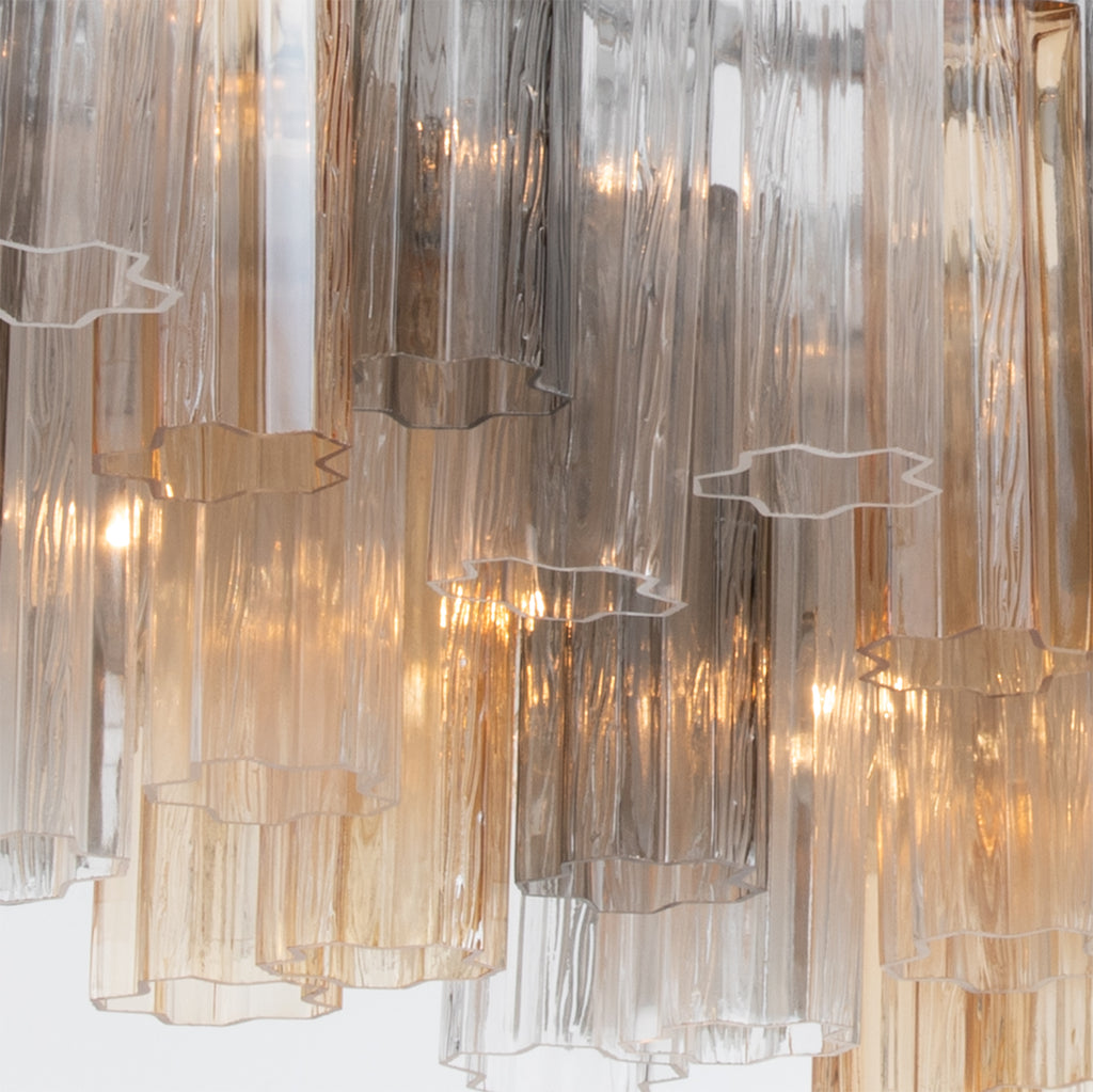 Crystorama Addis 65'' Linear Chandelier in Polished Chrome - Additional View
