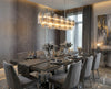Crystorama Addis 65'' Linear Chandelier in Polished Chrome - Lifestyle View