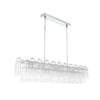 Crystorama Addis 65'' Linear Chandelier in Polished Chrome - Additional View