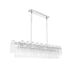 Crystorama Addis 65'' Linear Chandelier in Polished Chrome - Additional View