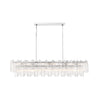 Crystorama Addis 65'' Linear Chandelier in Polished Chrome - Additional View