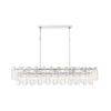 Crystorama Addis 65'' Linear Chandelier in Polished Chrome - Additional View