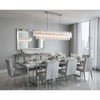 Crystorama Addis 65'' Linear Chandelier in Polished Chrome - Lifestyle View