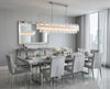 Crystorama Addis 65'' Linear Chandelier in Polished Chrome - Lifestyle View