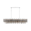 Crystorama Addis 65'' Linear Chandelier in Polished Chrome - Additional View