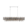 Crystorama Addis 65'' Linear Chandelier in Polished Chrome - Additional View