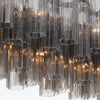 Crystorama Addis 65'' Linear Chandelier in Polished Chrome - Additional View