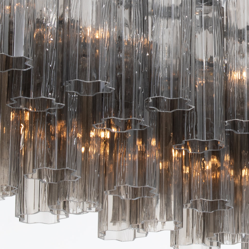 Crystorama Addis 65'' Linear Chandelier in Polished Chrome - Additional View