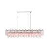 Crystorama Addis 65'' Linear Chandelier in Polished Chrome - Additional View