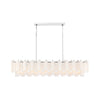 Crystorama Addis 65'' Linear Chandelier in Polished Chrome - Additional View