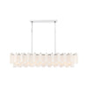 Crystorama Addis 65'' Linear Chandelier in Polished Chrome - Additional View