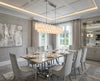 Crystorama Addis 65'' Linear Chandelier in Polished Chrome - Lifestyle View