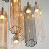 Crystorama Addis 12" Integrated LED Multi-Light Pendant in Aged Brass - Additional View