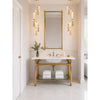 Crystorama Addis 12" Integrated LED Multi-Light Pendant in Aged Brass - Lifestyle View
