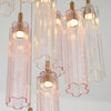 Crystorama Addis 12" Integrated LED Multi-Light Pendant in Aged Brass - Additional View