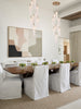 Crystorama Addis 12" Integrated LED Multi-Light Pendant in Aged Brass - Lifestyle View
