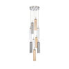 Crystorama Addis 12" Integrated LED Multi-Light Pendant in Polished Chrome - Additional View