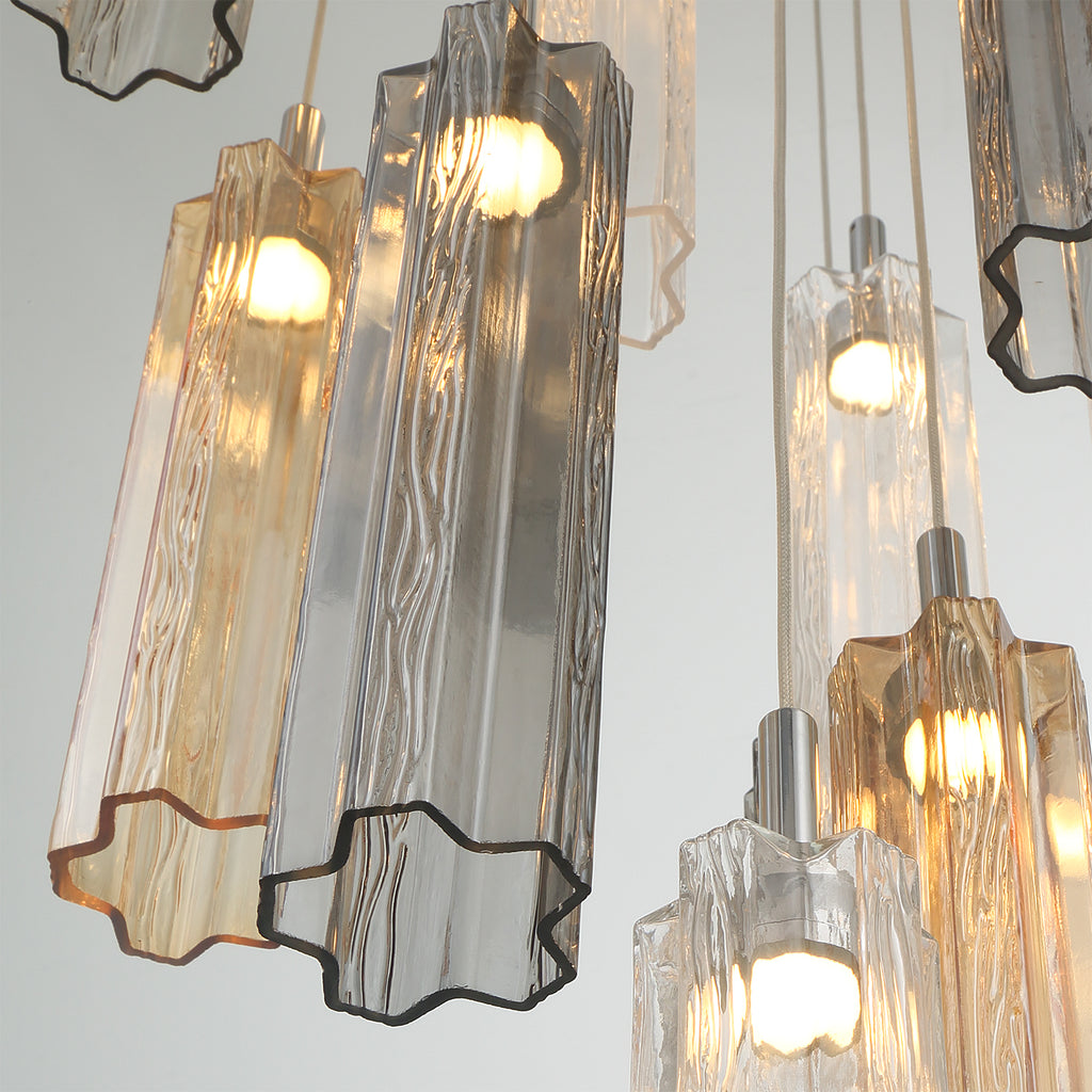 Crystorama Addis 12" Integrated LED Multi-Light Pendant in Polished Chrome - Additional View
