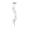 Crystorama Addis 12" Integrated LED Multi-Light Pendant in Polished Chrome - Additional View