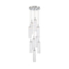 Crystorama Addis 12" Integrated LED Multi-Light Pendant in Polished Chrome - Additional View