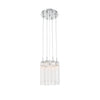 Crystorama Addis 12" Integrated LED Multi-Light Pendant in Polished Chrome - Additional View