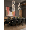 Crystorama Addis 12" Integrated LED Multi-Light Pendant in Polished Chrome - Lifestyle View