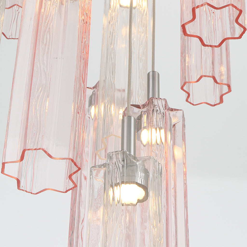 Crystorama Addis 12" Integrated LED Multi-Light Pendant in Polished Chrome - Additional View