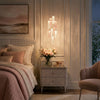 Crystorama Addis 12" Integrated LED Multi-Light Pendant in Polished Chrome - Lifestyle View