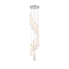 Crystorama Addis 12" Integrated LED Multi-Light Pendant in Polished Chrome - Front View