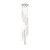 Crystorama Addis 12" Integrated LED Multi-Light Pendant in Polished Chrome - Additional View