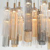 Crystorama Addis 26" Integrated LED Mutli-Light Pendant in Aged Brass - Additional View