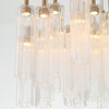 Crystorama Addis 26" Integrated LED Mutli-Light Pendant in Aged Brass - Additional View