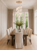 Crystorama Addis 26" Integrated LED Mutli-Light Pendant in Aged Brass - Lifestyle View